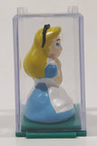 Disney Alice in Wonderland Alice Miniature 1 1/4" Tall Toy Figure in Case