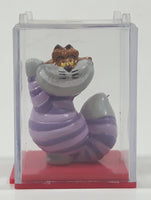 Disney Alice in Wonderland Cheshire Cat Miniature 1 1/4" Tall Toy Figure in Case