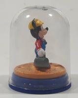 Yujin Disney Mickey Mouse Miniature 1 1/8" Tall Toy Figure in Dome Case