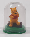 Yujin Disney Winnie The Pooh Miniature 1 1/4" Tall Toy Figure in Dome Case