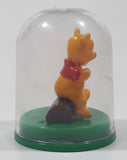 Yujin Disney Winnie The Pooh Miniature 1 1/4" Tall Toy Figure in Dome Case