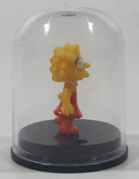 Yujin The Simpsons Lisa Simpson Miniature 1 1/8" Tall Toy Figure in Dome Case