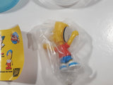 2002 Tomy The Simpsons Bart Simpson Miniature 1 5/8" Tall Toy Figure in Egg