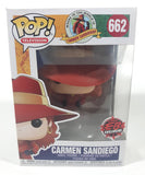 2018 Funko Television! Where In The World Is Carmen Sandiego? #662 Carmen Sandiego 4" Tall Toy Vinyl Figure New in Box