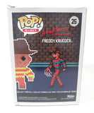 2018 Funko Pop! 8-Bit A Nightmare On Elm Street #25 Freddy Krueger 4" Tall Toy Vinyl Figure New in Box