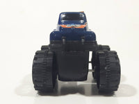 #5 Racing Monster Truck Blue Plastic 2 1/8" Long Toy Car Vehicle