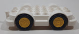 2012 Lego Duplo 15314 Car Base White Plastic 5 7/8" Long Toy Car Vehicle