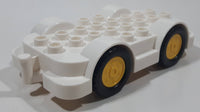 2012 Lego Duplo 15314 Car Base White Plastic 5 7/8" Long Toy Car Vehicle