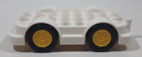 2012 Lego Duplo 15314 Car Base White Plastic 5 7/8" Long Toy Car Vehicle