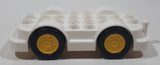 2012 Lego Duplo 15314 Car Base White Plastic 5 7/8" Long Toy Car Vehicle