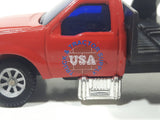 Maisto Ford F-350 Super Duty Flat Bed Truck "Truck & Tractor Supply USA" Red Die Cast Toy Car Vehicle