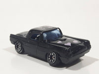 TC 8828 Ford Thunderbird Black with Purple Hearts and Stars Die Cast Toy Car Vehicle