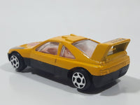 Unknown Brand Rally Winner 405 Yellow Die Cast Toy Car Vehicle