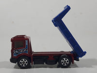 2012 Matchbox City Works Pit King Dump Truck Red and Blue Die Cast Toy Car Vehicle