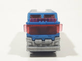 2012 Matchbox EMT Hazard Squad Fire Truck Blue and Grey Die Cast Toy Car Vehicle