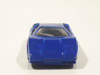 2013 Hot Wheels 25th Anniversary Lamborghini Countach Blue Die Cast Toy Exotic Luxury Car Vehicle