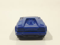 2013 Hot Wheels 25th Anniversary Lamborghini Countach Blue Die Cast Toy Exotic Luxury Car Vehicle