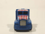 Vintage Novacar 108 Kenworth Semi Truck U.S.A. Flag Blue Plastic Die Cast Toy Car Vehicle