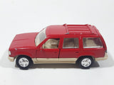 1994 Road Champs Ford Explorer Red 1/43 Scale Die Cast Toy Car Vehicle with Opening Doors and Hatch
