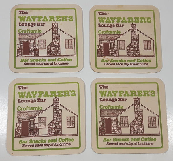 The Wayfarer's Lounge Bar Croftamie Paper Beverage Drink Coaster Set of 4