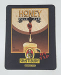 Honey Pale Ale Shaftebury All Natural On Tap Brewed in B.C. Canada Paper Beverage Drink Coaster