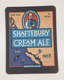 Shaftebury Cream Ale All Natural Brewed in B.C. Canada Paper Beverage Drink Coaster