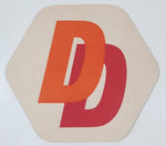 DD PTO Double Diamond Hexagon Shaped Paper Beverage Drink Coaster