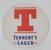 Tennent's Lager Round Paper Beverage Drink Coaster