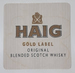 Haig Gold Label Original Blended Scotch Whisky Paper Beverage Drink Coaster