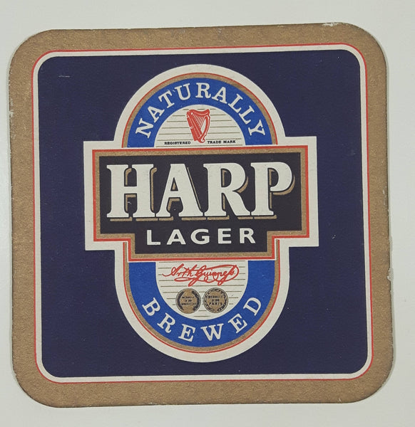 Harp Lager Naturally Lager Paper Beverage Drink Coaster