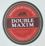 Vaux Breweries LTD EST. 1806 Sunderland SRI JAN Double Maxim Premium Quality Ale Round Paper Beverage Drink Coaster