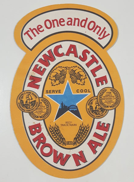 The One and Only Newcastle Brown Ale Paper Beverage Drink Coaster