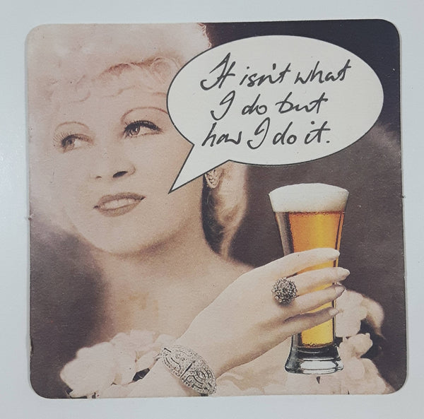 Stud Lite "It isn't what I do but how I do it" Mae West Paper Beverage Drink Coaster