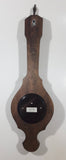Vintage Tradition Brand Thermometer Barometer Wood Cased Banjo Style Weather Station 54058 Made in Japan