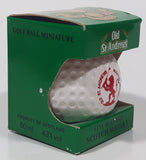 Vintage 1982 Old St. Andrews Scotch Whisky Golf Ball Shaped Bottle New in Box