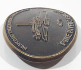 Vintage Westcoast Transmission Company Limited Pine River Gas Plant Safety Metal Belt Buckle