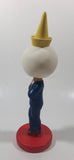 Jack In The Box Restaurants Jack Mascot 8 1/4" Tall Bobble Head Toy Figure