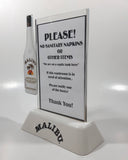 Malibu Caribbean Rum with Coconut Flavoured Liqour Plastic Table Top Advertising Sign