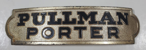 Antiques Railroad Railway Train Pullman Porter Metal Hat Badge Missing One Clip