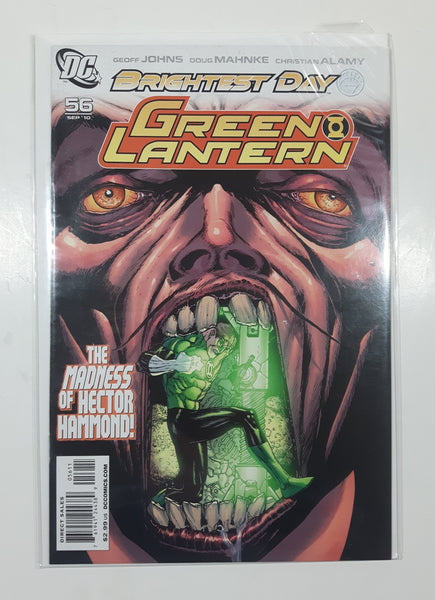 2010 DC Comics Brightest Day Green Lantern #56 The Madness Of Hector Hammond! Comic Book On Board in Bag