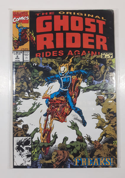 1991 Marvel Comics The Original Ghost Rider Rides Again! #2 Part 2 of 7 Comic Book On Board in Bag