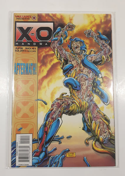 1995 Valiant Presents X-O Manowar #41 Aftermath! Comic Book On Board in Bag