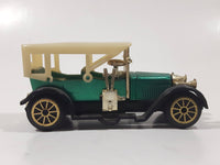 Summer Marz S8034 1914 Prince Henry Vauxhall Teal Green 1/51 Scale Die Cast Toy Classic Antique Car Vehicle