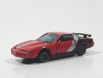 Vintage 1982 Kidco Lock-Ups Firebird Turbo Red Die Cast Toy Car Vehicle Missing 2 Tires