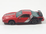 Vintage 1982 Kidco Lock-Ups Firebird Turbo Red Die Cast Toy Car Vehicle Missing 2 Tires