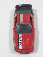 Vintage 1982 Kidco Lock-Ups Firebird Turbo Red Die Cast Toy Car Vehicle Missing 2 Tires