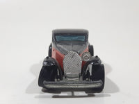 1981 Hot Wheels '37 Bugatti Black Red Die Cast Toy Classic Luxury Car Vehicle Missing a Headlight