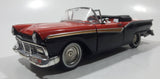 Arko 1957 Ford Skyliner Convertible Red 1/32 Scale Die Cast Toy Car Vehicle with Opening Doors and Hood