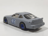 1998 Hot Wheels Pro Racing NASCAR #43 Bobby Hamilton STP Flat Grey Die Cast Toy Race Car Vehicle