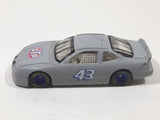 1998 Hot Wheels Pro Racing NASCAR #43 Bobby Hamilton STP Flat Grey Die Cast Toy Race Car Vehicle